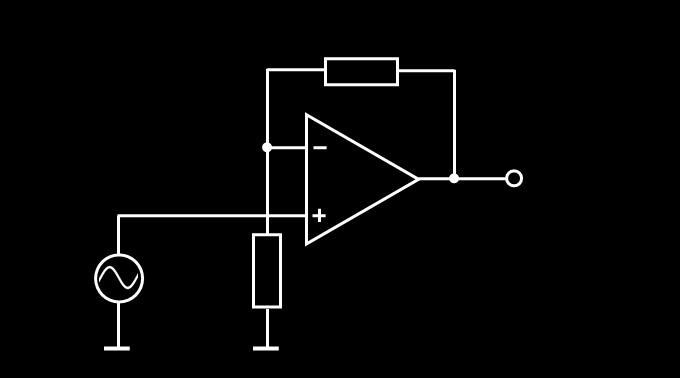 nicht-invertierender Verstaerker